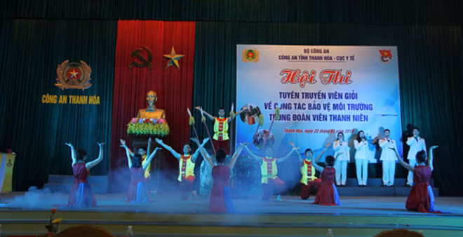 Một số tiết mục xuất sắc trong hội thi.