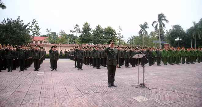 Toàn cảnh buổi lễ.