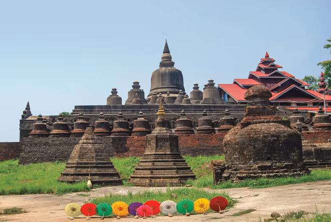 Chùa Shitthaung vừa là nơi an trí tượng Phật, vừa là chốn ẩn náu bất khả xâm phạm trong thời chiến.