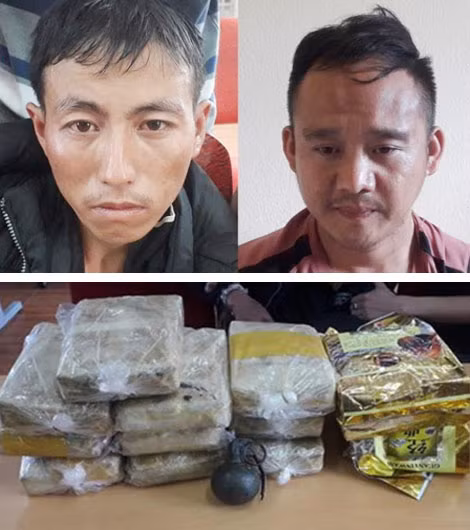 Xông Bá Và, Xông Bá Hử cùng ma túy và lựu đạn.