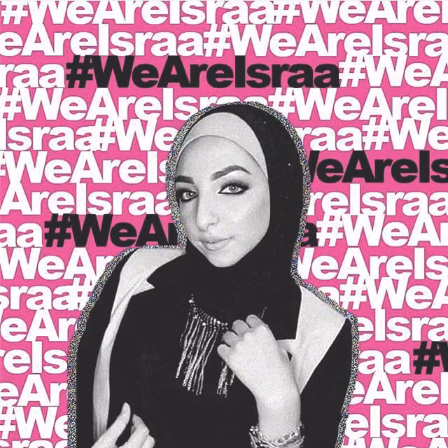 Hashtag “Chúng ta đều là Israa Ghrayeb” trở thành xu hướng trên Twitter ở một số quốc gia Arab. Hashtag “Chúng ta đều là Israa Ghrayeb” trở thành xu hướng trên Twitter ở một số quốc gia Arab.