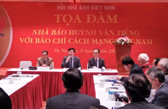 Tọa đàm “Nhà báo Huỳnh Văn Tiểng với báo chí cách mạng Việt Nam”.