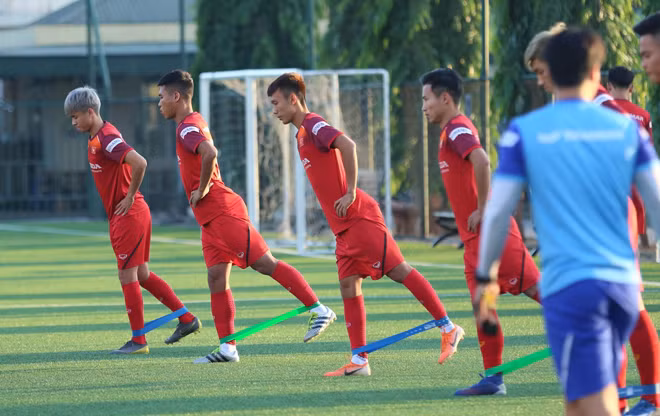 U22 Việt Nam luyện tập tại Trung tâm đào tạo bóng đá trẻ Việt Nam. Ảnh: HT. U22 Việt Nam luyện tập tại Trung tâm đào tạo bóng đá trẻ Việt Nam. Ảnh: HT.