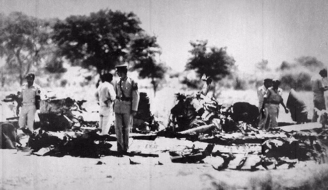 Địa điểm chiếc máy bay chở Tổng thống Pakistan-Zia-ul-Haq bị rơi.