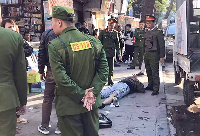 Hiện trường vụ việc.