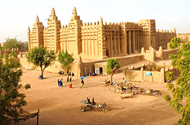 Cung điện vua Musa hiện vẫn còn nguyên vẹn ở Timbuktu.