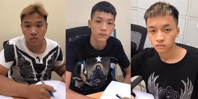 Nhóm cướp tuổi teen Quang "béo", Quang "gầy", Hiếu.