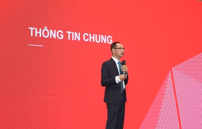 Ông Nguyễn Hoàng, Trưởng bộ phận nghiên cứu thị trường của DKRA Vietnam tham gia sự kiện.