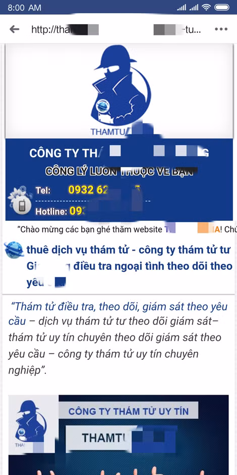 Hoạt động thám tử rất cần được đưa vào khuôn khổ.