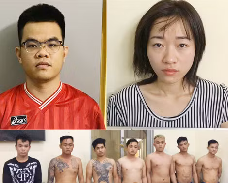 Vợ chồng Phước - Trang chỉ vì nôn nóng lấy lại nhà mà trở thành kẻ chủ mưu bỏ 500 triệu thuê giang hồ quậy phá (ảnh trên). Một trong số đối tượng trong nhóm mà vợ chồng Phước - Trang thuê.