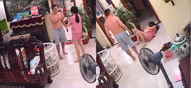 Hình ảnh Nguyễn Xuân Vinh hành hung dã man vợ tại nhà riêng, được cắt ra từ clip. Hình ảnh Nguyễn Xuân Vinh hành hung dã man vợ tại nhà riêng, được cắt ra từ clip.