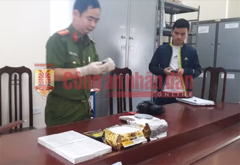 Số ma túy đang được giám định. Số ma túy đang được giám định.