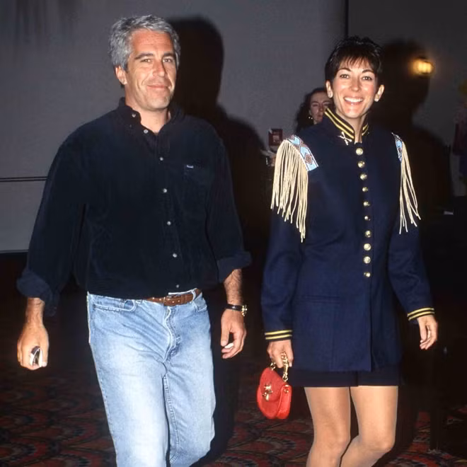 Jeffrey Epstein và người tình cũ Ghislaine Maxwell. Ảnh: Getty.