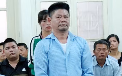 Ông Lê Minh Phương tại phiên tòa sơ thẩm. Ông Lê Minh Phương tại phiên tòa sơ thẩm.