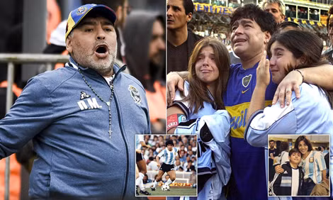 Maradona đang bất hòa sâu sắc với con gái Giannina
