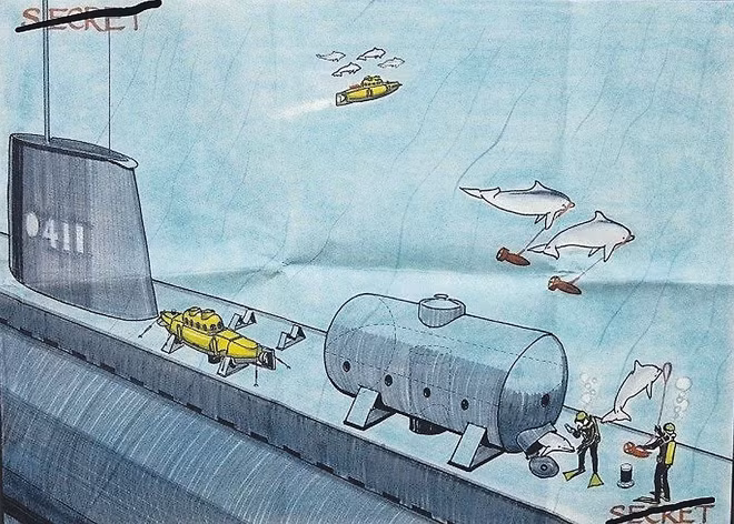 Mô tả cách thức hoạt động của “đội quân cá heo nghiệp vụ” của CIA.
