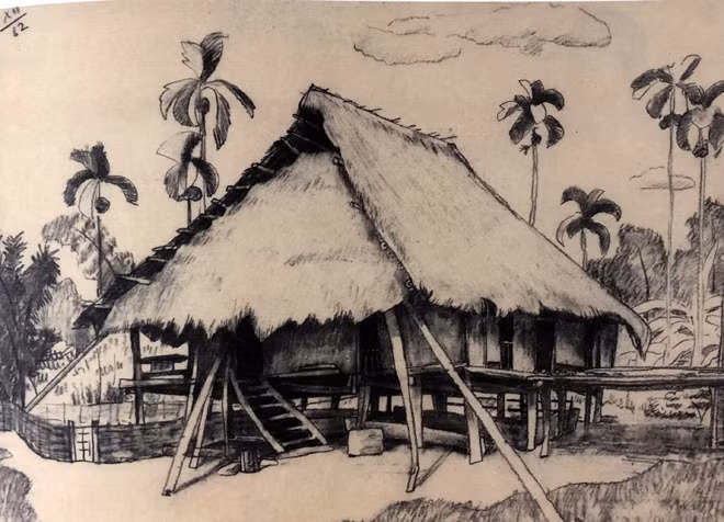 Nhà sàn người Mường (Hòa Bình).