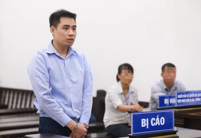 Bị cáo Trình tại phiên xử.
