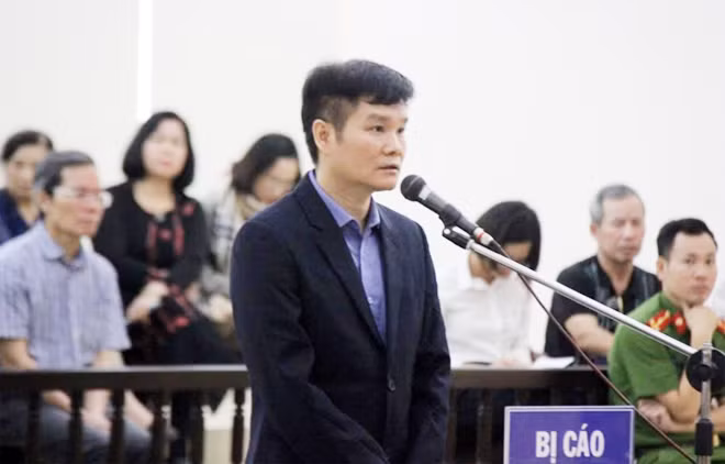 Bị cáo Hải tại phiên toà phúc thẩm. Bị cáo Hải tại phiên toà phúc thẩm.
