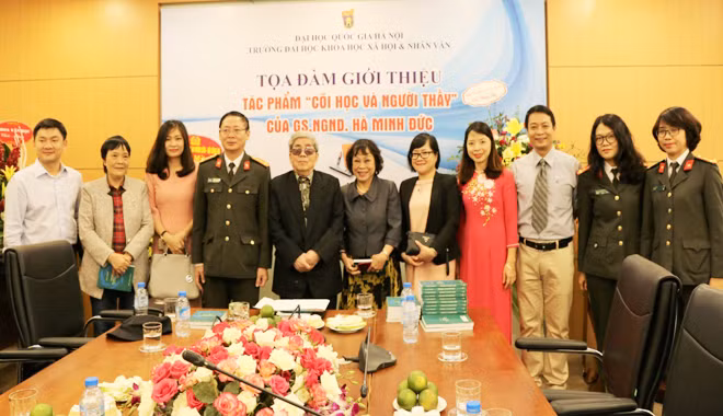 Buổi tọa đàm “Cõi học và người thầy” của giáo sư, nhà giáo nhân dân Hà Minh Đức.
