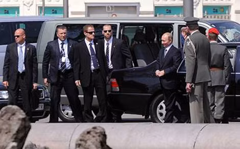 Vệ sĩ của Tổng thống Nga Putin. Vệ sĩ của Tổng thống Nga Putin.