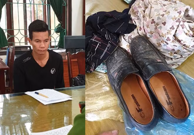 Đối tượng và tang vật vụ án.