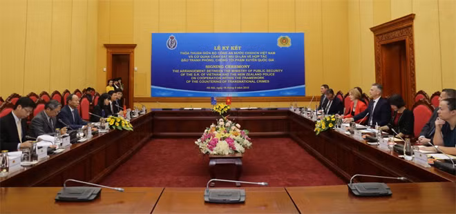 Toàn cảnh buổi Hội đàm.