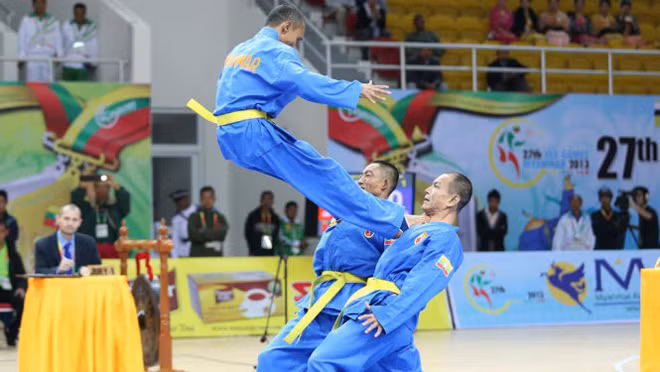 Vovinam xuất hiện lần gần nhất ở SEA Games vào năm 2013.