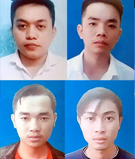 Vương và 3 đồng phạm chuyên hack tài khoản facebook để lừa đảo chiếm đoạt tài sản.