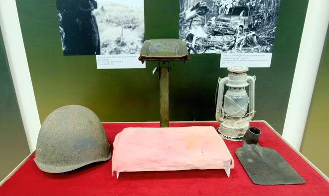 Những kỷ vật gợi nhớ một thời ở đường Trường Sơn. Những kỷ vật gợi nhớ một thời ở đường Trường Sơn.