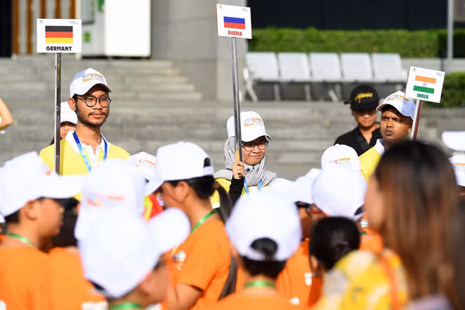 Một số hình ảnh khai mạc khai mạc Trại hè năm 2019 dành cho con em khách hàng thân thiết của Viettel. Một số hình ảnh khai mạc khai mạc Trại hè năm 2019 dành cho con em khách hàng thân thiết của Viettel.