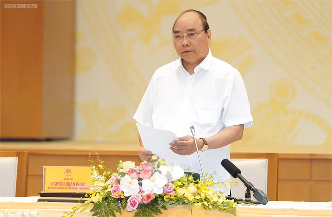 Thủ tướng Nguyễn Xuân Phúc phát biểu tại Hội nghị - Ảnh: VGP/Quang Hiếu Thủ tướng Nguyễn Xuân Phúc phát biểu tại Hội nghị - Ảnh: VGP/Quang Hiếu