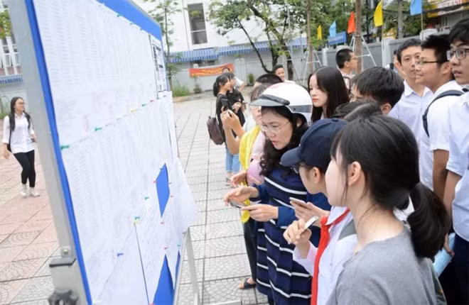 Học sinh Hà Nội thi vào lớp 10 năm học 2019-2020.