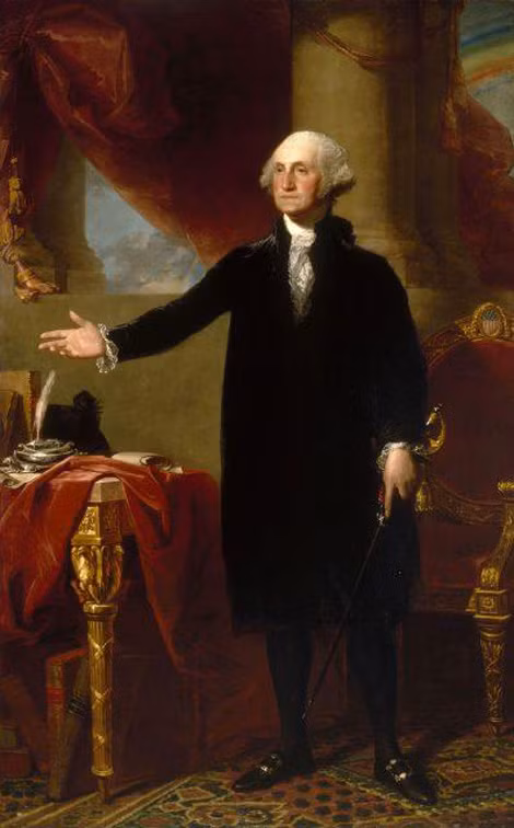 Tổng thống George Washington. Ảnh nguồn: Lansdowne, năm 1796.