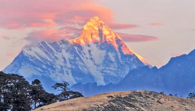 Phong cảnh núi thiêng Nanda Devi. Ảnh nguồn: Trung úy Nawang Kapadia.