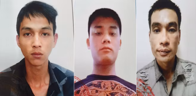 Nhóm đối tượng Chiến - Trường - Kiều bị cơ quan Công an bắt giữ.