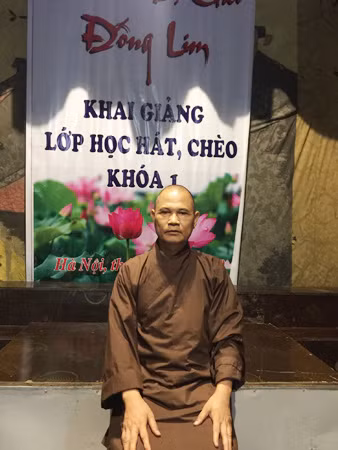 Thượng tọa Thích Thanh Phương khai giảng Khóa 1 lớp học hát chèo.
