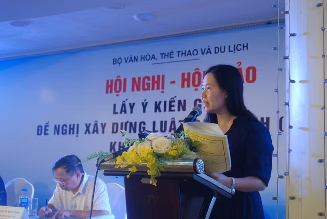 Bà Ngô Bích Hạnh - Giám đốc Công ty TNHH BHD muốn bổ sung Luật Điện ảnh.