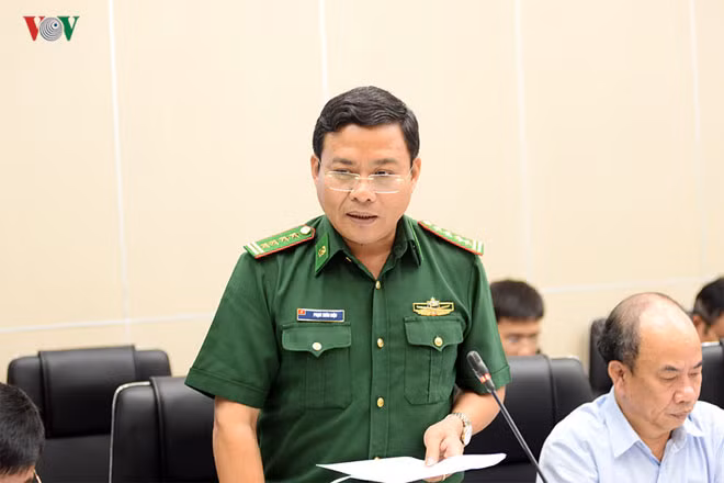 Đại tá Phạm Xuân Diệu (Phó Tham mưu Trưởng Bộ đội Biên phòng).