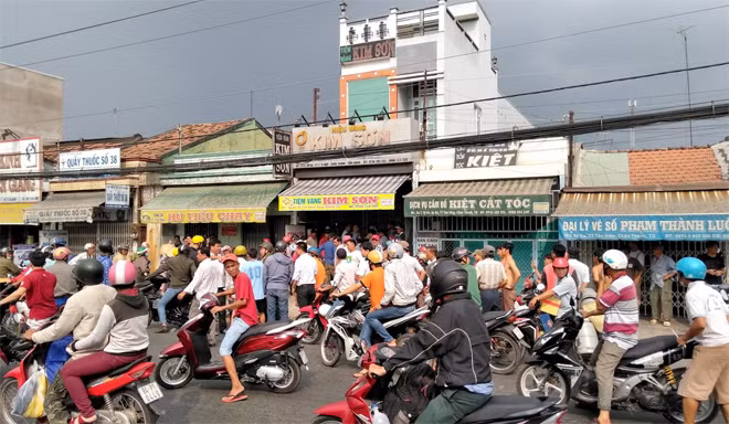 Hiện trường vụ việc.