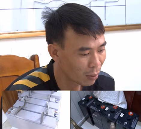 Đối tượng Nguyễn Văn Bằng và số tang vật thu giữ. Đối tượng Nguyễn Văn Bằng và số tang vật thu giữ.