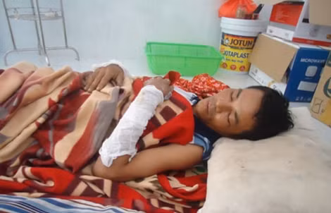 Anh Kiên cầu mong vợ mình sớm hồi phục, khỏe lại.