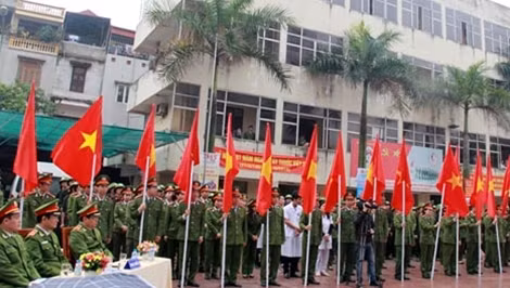 Toàn cảnh buổi Lễ ra quân.