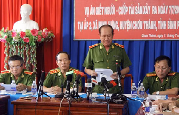 Thiếu tướng Nguyễn Phi Hùng thông tin chi tiết về vụ án.