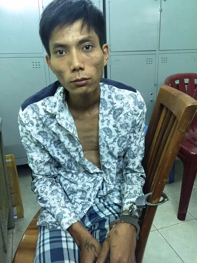 Đối tượng Hiếu tại CQĐT.