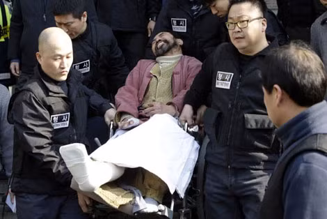 Kim Ki-jong bị bắt ngay sau khi tấn công đại sứ Hoa Kỳ Lippert.