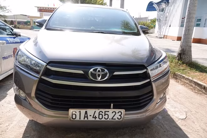 Chiếc xe do Lục điều khiển có dấu hiệu vi phạm tốc độ.