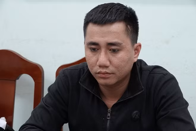 Đối tượng Lại Văn Võ Trường Giang tại cơ quan điều tra