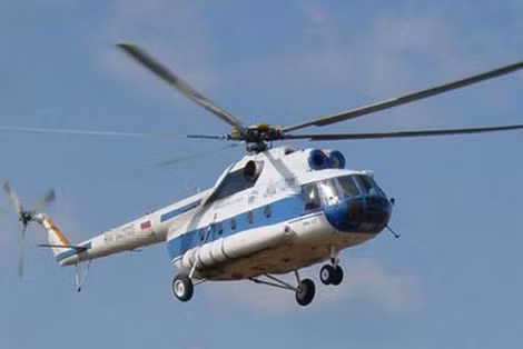 Máy nay trực thăng MI-8 bat tuần tra (ảnh minh họa).