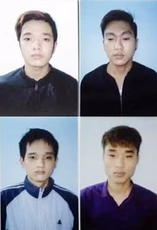 Các đối tượng bị tạm giữ.